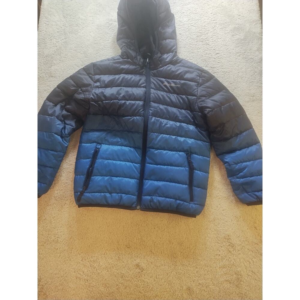 Eddie Bauer Coat Boys S 6/7 Reversible Bubble Puffer